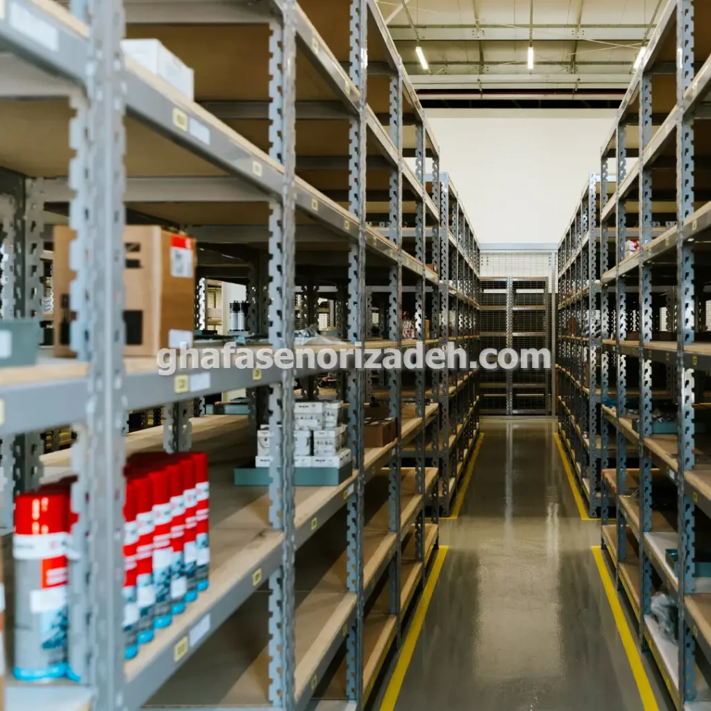 قفسه بندی و قفسه سازی انبار لوازم یدکی خودرو در تهران